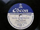OSCAR ALEMAN Odeon 55225 JAZZ 78 POLVO DE ESTRELLAS / DE HUMOR EX