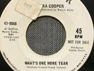 Rare Northern Soul - Barbara Cooper - Whats One More Tear (RCA Promo) VG+