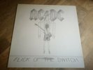 AC/DC LP Flick of the switch German Atlantic 1st press Embossed cover NEAR MINT