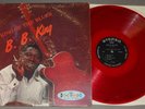 1960 electric blues lp B B KING King of the Blues RED VINYL Crown stereo dg VG