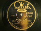 78 : OKEH 41189-BEN POLLACK -IN A GREAT BIG WAY / LET'S SIT & TALK ABOUT YOU  E
