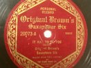 Gennett Personal Record - Brown Bros. Saxophone Six - Rare Jazz 78rpm - Private