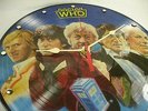Recycled DOCTOR WHO Record Clock - Picture Disc Vinyl Wall Clock