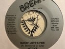 Boogie 45 HOT ICE Makin Loves Fine HEAR Detroit Rare Groove 80s Electro Funk VG+