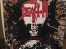 Death ?–Individual Thought Patterns Blood Red & Baby Pink Merge w/White Splatter