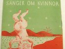 SANGER OM KVINNOR - Original Sweden LP - Folk Rock PROGG Feminist Bla Taget