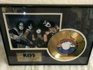 RARE LIMITED EDITION KISS Rock And Roll All Nite 45 7 Single 24K Gold Plated