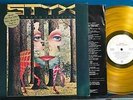 STYX THE GRAND ILLUSION NM ORIG 1977 CANADA GOLD WAX LP w/POSTER INNER
