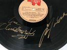 Grease Movie Soundtrack Travolta Olivia Newton John Signed LP vinyl Record