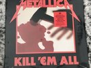 Metallica Sealed Rare Grey Label 1989 Press Elektra Kill Em All With Bonus Trax