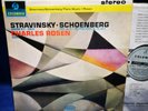 @COLUMBIA SAX 2480 *BLUE/SILVER* CHARLES ROSEN* STRAVINSKY /SCHOENBERG PIANO*