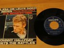 JOHNNY HALLYDAY MEETS THE RATTLES RARE EP 45 T  CHANTE EN ALLEMAND ORIGINAL