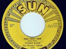 TOMMY BLAKE & THE RHYTHM REBELS - FLAT FOOT SAM / LORDY HOODY - SUN 45RPM (1957)