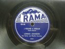 Lonnie Johnson This Love of Mine / I Found (see pics) **Rama RR-20 10