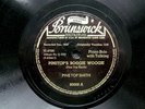78 rpm Pine Top Smith - Pinetop's Boogie Woogie - USA Brunswick