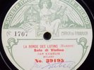 JAN KUBELIK plays PAGANINI on Fonotipia 39192/5 - Violin Solos 78 RPM