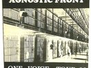 AGNOSTIC FRONT - ONE VOICE TOUR 92 LP 1992 PRESS NYHC HARDCORE PUNK SOIA JUDGE