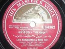 India Vintage Hindi Film Mere Mehboob 78Rpm Music Naushad N.54362 r1974