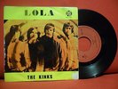 THE KINKS Lola / Berke Ley Mews 7/45 PORTUGAL  UNIQUE PICTURE SLEEVE PYE