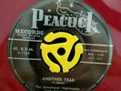 Gospel DOO WOP 45-Sensational Nightingales-Another Year-Peacock Red Wax HEAR
