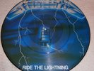 METALLICA 'RIDE THE LIGHTNING' PICTURE DISC 1st pressing NO BARCODE MFN 27P