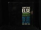 Cannonball Adderley-Somethin' Else-Blue Note 1595-WEST 63RD DG RVG EAR VERY NICE