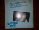 Ozzy Osbourne Captured Live  Live in L.A. 2 LP Black Sabbath Brad Gillis
