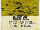 Tadd Dameron & John Coltrane - Mating Call LP - Prestige Mono DG RVG 446 W 50th