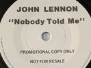 John Lennon ‘Nobody Told Me ‘ One Sided EMI 7’ Promo 1984