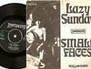 SMALL FACES LAZY SUNDAY & ROLLIN` OVER DANISH 45+PS 1968 MARRIOTT MOD FREAKBEAT