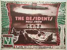 THE RESIDENTS Mole Show Swiss Concert Poster RARE ORIGINAL Zürich 1983 MINT-