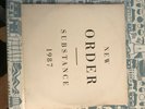 NEW ORDER SUBSTANCE 1987 2 X LP VINYL FACTORY RECORDS 1980s PRESSING