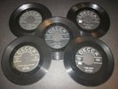 5 Bill Haley and His Comets 45 rpm records, Decca label, all VG
