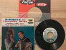 RARE FRENCH EP FRANCOISE HARDY AIMABLE J'SUIS D'ACCORD