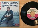 RARE FRENCH EP JACQUES DUTRONC IL EST 5 HEURES PARIS S'EVEILLE 2nd SLEEVE