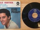 RARE FRENCH EP ELVIS PRESLEY LITTLE SISTER