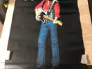 VTG Waylon Jennings RCA Promotional Poster.  Mint See Pics.