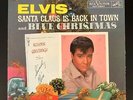 Elvis Presley 45 Record GSS 447-0647 Blue Christmas / Santa Claus is Back PROMO