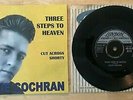 RARE ENGLISH SP EDDIE COCHRAN THREE STEPS TO HEAVEN