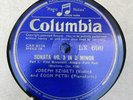 Columbia LX 699-701 - Joseph Szigeti - Sonata No.3 In D Minor 78 RPM Record Set