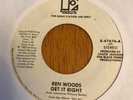 Ren Woods 45 Get It Right Promo Modern Soul Boogie Elektra 1982 VG+ Rare