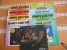 JOHNNY HALLYDAY- 9 disques 33 T. VINYLES DE EPOQUE-IMPACT-- DISQUE D'OR