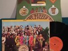 BEATLES SGT PEPPERS LONELY HEARTS CLUB BAND RARE 1975 CANADA ORANGE LBL INSERT