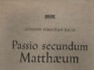 JOHANN SEBASTIAN BACH BOX 4 dischi LP  Passione secondo Matteo KARL RICHTER