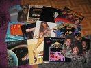 12 x LP: Santana, Udo Lindenberg, Rainbow, Stevie Wonder, Bee Gees u.a., 1,--