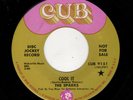 FUNK/NORTHERN SOUL-SPARKS-CUB 9151-COOL IT/WOE, WOE