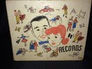Vintage 1950's Retro Records Tune Book Album 45 Record Holder Music