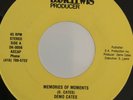 DEMO CATES, MEMORIES OF MOMENTS, RARE MODERN SOUL 45