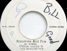 Clifton Gibbs BRIMSTONE AND FIRE Rare BONGO MAN 45 EX
