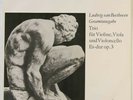SUSKE TRIO BEETHOVEN STRING TRIO OP.3 ETERNA ED.1 STEREO 826139 NM